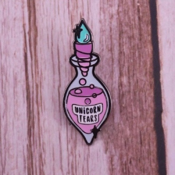 Unicorn Tears Magical Elixir Enamel Pin - Picture 3 of 3